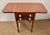 American Antique American Sheraton 2 Drawer Dropleaf Cherry Work Table For Sale - Image 3 of 11