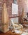 Wood Pair of 75 Inch Wooden Obelisks on Plinth Bases, Architectural Floor Sculptures For Sale - Image 7 of 8