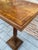 Mid-20th Century Set of Three Walnut Wood Square Top Pedestal Tables For Sale - Image 14 of 18