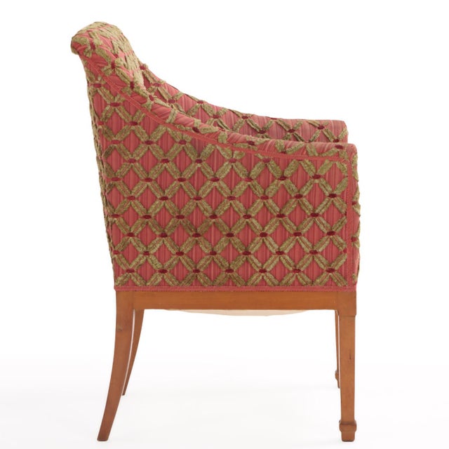 1940s Pair of Italian Maple Armchairs, C. 1940 For Sale - Image 5 of 7