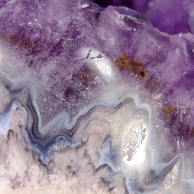 Amethyst Open Geode, Brazil #F0309 For Sale In Greenville, SC - Image 6 of 7