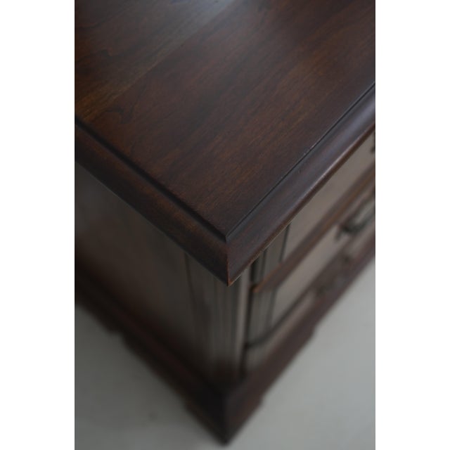 Wood Pennsylvania House Cherry Dresser W. Pair of Mirrors For Sale - Image 7 of 18