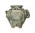 Chinoiserie Vintage Asian Pottery Elephant Vase / Pot / Vessel in a Matte Green Glaze For Sale - Image 3 of 7