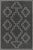 Momeni Contemporary Indoor/Outdoor Hampton Fog Rug in Black, 5'3" x 7' For Sale - Image 10 of 10