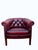 Vintage English Chesterfield Lounge Group in Oxblood Leather, Set of 3 For Sale - Image 4 of 6