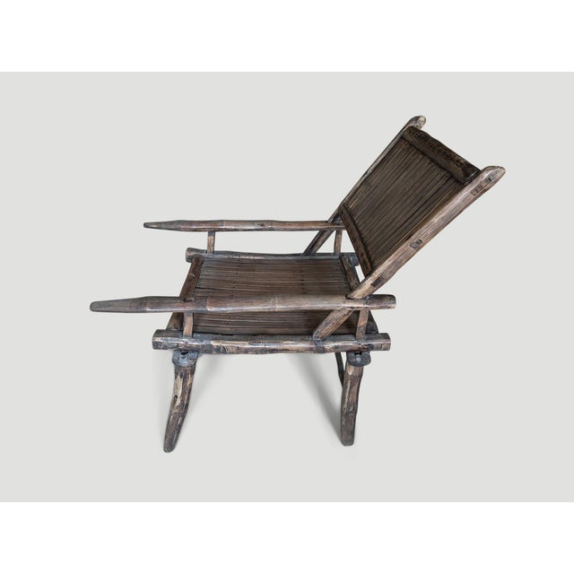 1940s Antique Bamboo Chair For Sale - Image 5 of 6