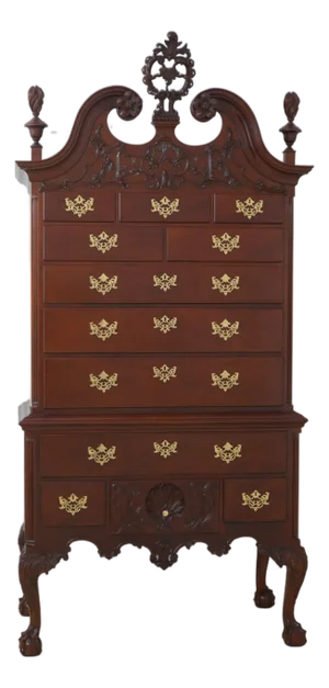Kindel Van Pelt Mahogany Winterthur Collection Highboy