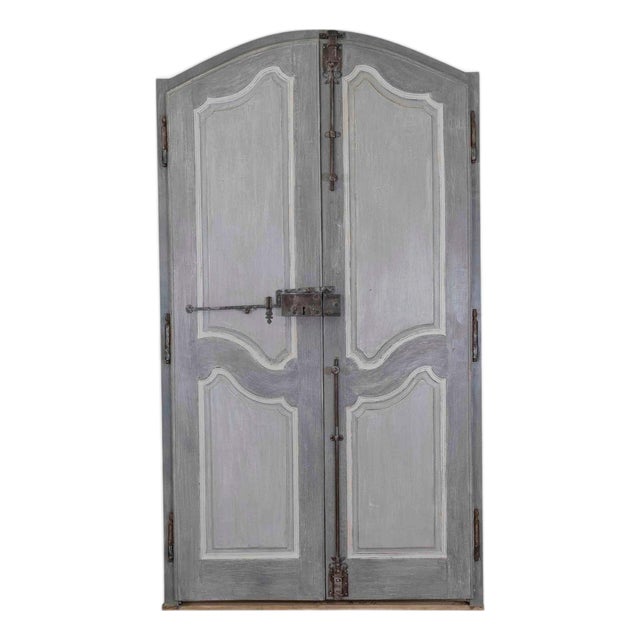 18th Century Painted Double-Sided Communication Door For Sale