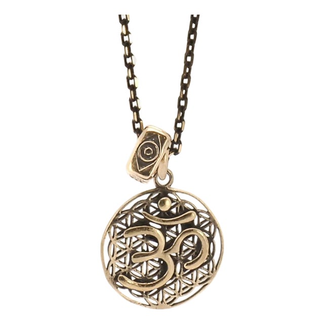 Spiritual Symbols Om Necklace For Sale