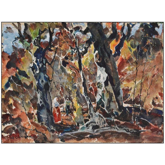 Figurative Forest Walk, John E. Costigan For Sale - Image 3 of 5