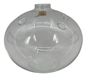 Glass Meteor Vase by Michael Bang for Holmegaard, Denmark, 1970s