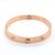 Cartier Love Bracelet in 18k Rose Gold - Size 18 For Sale - Image 9 of 11