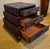 Late 20th Century Late 20th Century Stacking Luggage-Form Leather & Woven Rattan Side Table Chest For Sale - Image 5 of 11