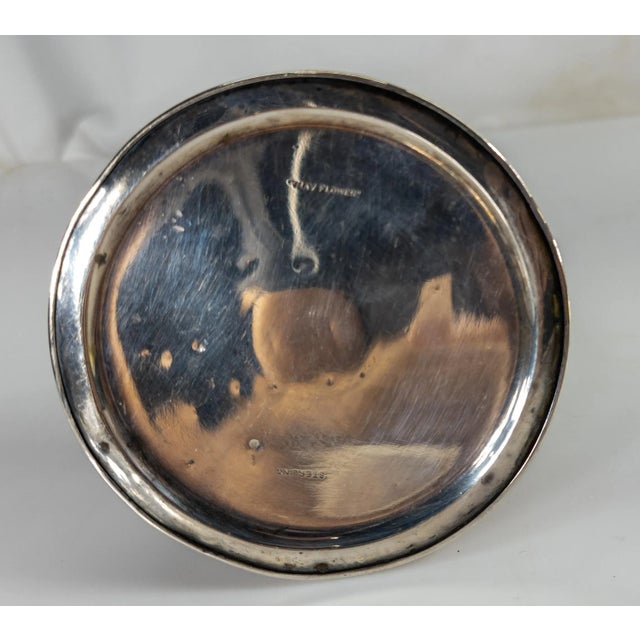 Metal 20th Century American Sterling Silver Weighted Candlestick For Sale - Image 7 of 10