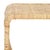Spritely Home Zendy Wicker Rattan Waterfall Accent Table in Light Natural For Sale - Image 4 of 8