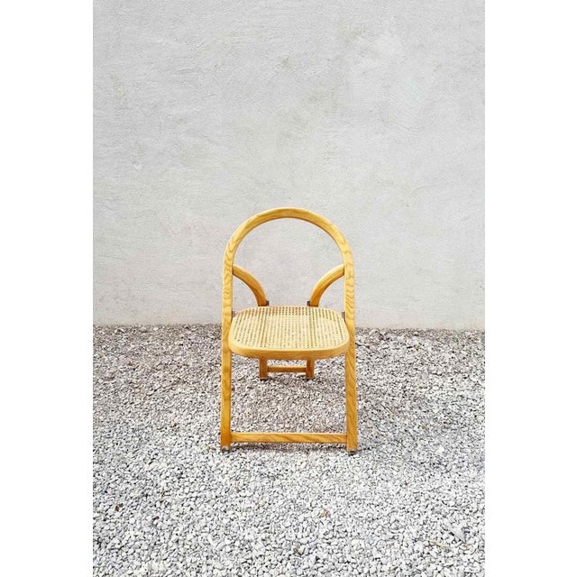 Mid-Century Italian Arca Folding Chair by Gigi Sabadin for Crassevig, Italy, 1970s, in Flawless conditions. Designed 1970...