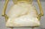 Mid 20th Century Vintage Italian Provincial French Louis XV Yellow Cane Dining Arm Chairs - Pair For Sale In Philadelphia - Image 6 of 12
