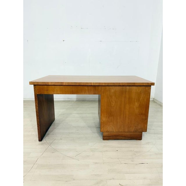 Vintage Art Deco Desk in Walnut, 1928 For Sale - Image 13 of 14