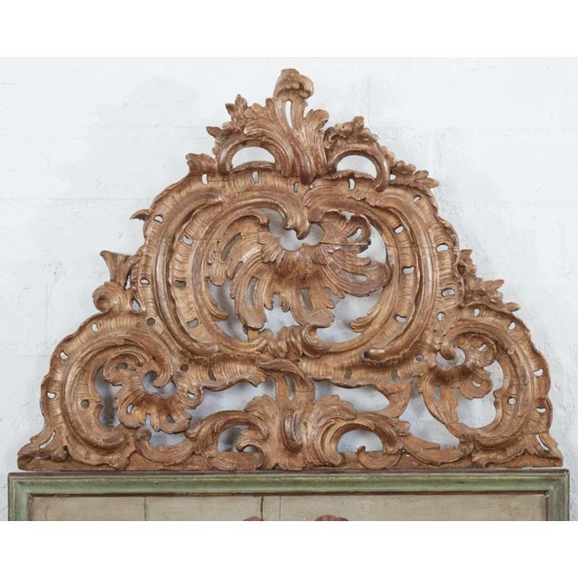 Antique Continental Giltwood & Polychrome Decorated Trophy Panel.