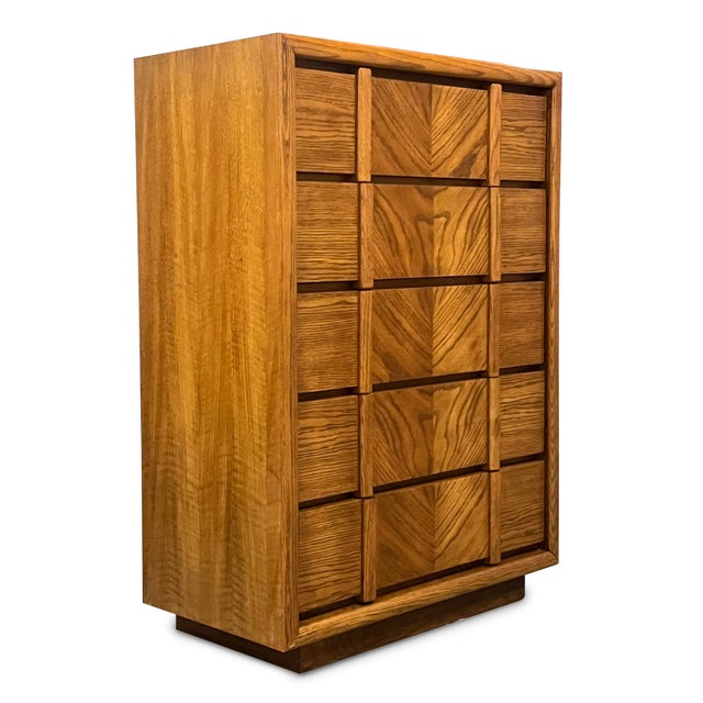 This is such a compelling vintage piece! There is wonderful use of wood grain to create contrast and subtle drama, and...