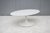 Mid-Century Modern Eero Saarinen Style 42" Oval White Tulip Coffee Table For Sale - Image 9 of 18