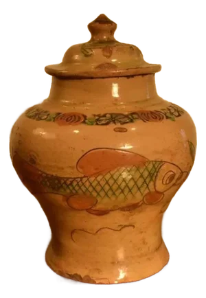 Chinese 19th Century Terra-Cotta Jar