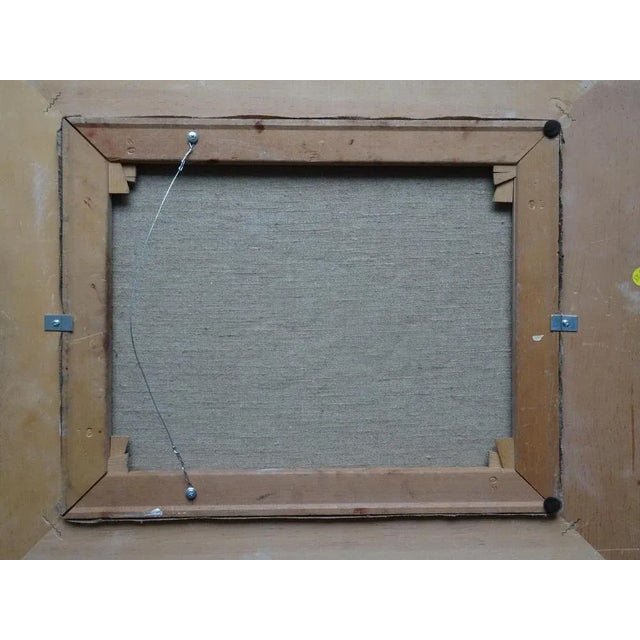 Raimonds Staprаns, Portrait of Woman, 1955, Oil on Canvas For Sale - Image 4 of 7