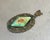 Victorian Early 20th Century Victorian Style Micromosaic Silver Tone Pendant For Sale - Image 3 of 5