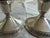 Pair of Vintage Weighted Sterling Silver Candlesticks | Reeded Bases | 3” Tall For Sale - Image 6 of 6