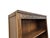 1970s Vintage Oak Wood Bros Jacobean Cabinet Leaded Glass Hutch Bookshelf Old Charm For Sale In Philadelphia - Image 6 of 12