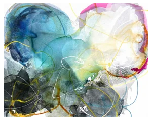Liz Barber, Shadow Blooms 3, 2023, Canvas Painting