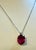 Modern 5 Carat Oval Cut Natural Pink Tourmaline 14 Karat White Gold Necklace, 18" Long For Sale - Image 3 of 8