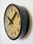 Mid-Century Modern Industrial Black Factory Wall Clock from IBM, 1950s For Sale - Image 3 of 15