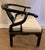 Century Furniture Pair Vintage Black Lacquer Ming Chairs For Sale - Image 4 of 5