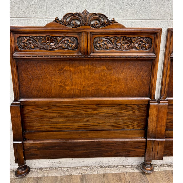 This is a beautiful vintage, possibly antique, Italian Neoclassical or Italian Renaissance style King Size Headboard....