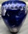 Hand Blown Vintage UltraMarine Fine Glass Vase No Maker Mark Excellent Quality Glass Very Fine Condition Made in U.S.A....