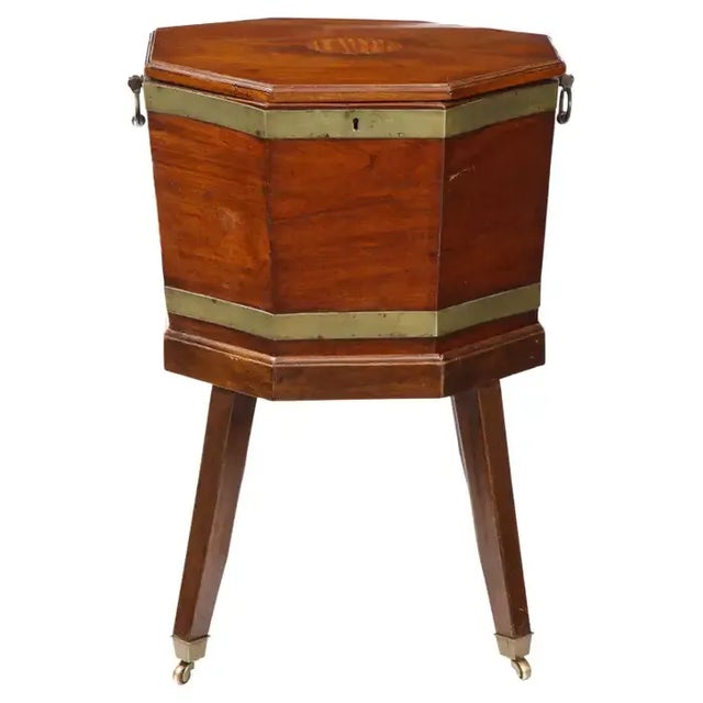 English English Mahogany Cellarette For Sale - Image 3 of 8