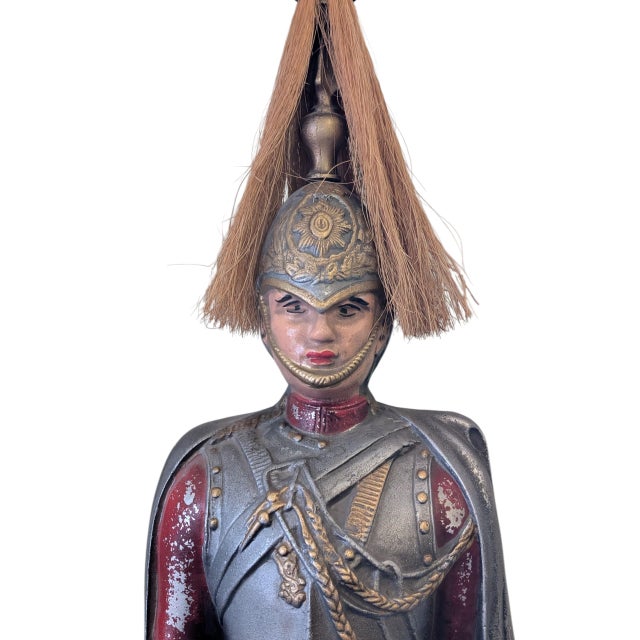 How fab is this guy?! Vintage 1950's fireplace tools set featuring a British sentry in full regalia. I love the color and...