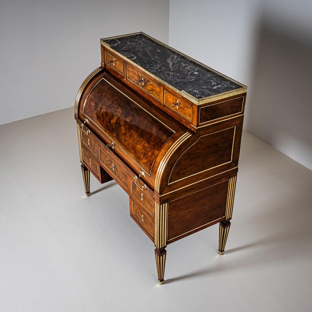 Late 18th Century Late 18th Century Roll-Top Bureau, France For Sale - Image 5 of 11