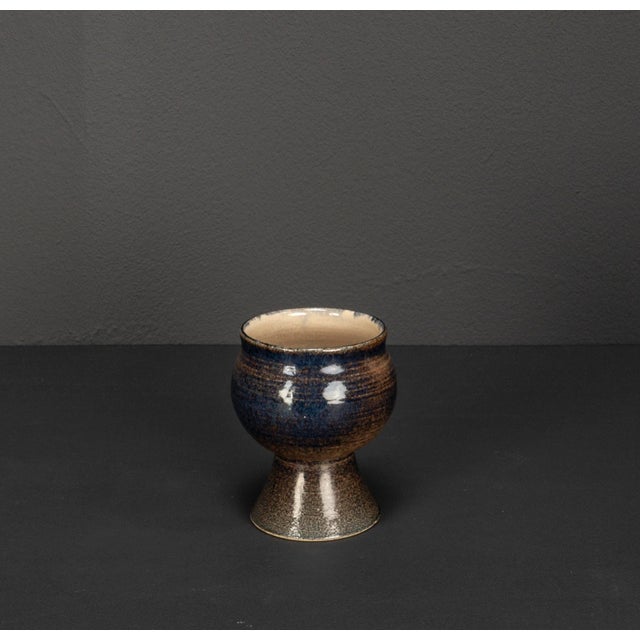 Mid-Century Modern Handmade Naive Clay Mug from Studio LD, Germany, 1960s For Sale - Image 3 of 8