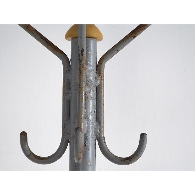 Vintage Iron Hall Coat Rack, 1920 For Sale - Image 3 of 9