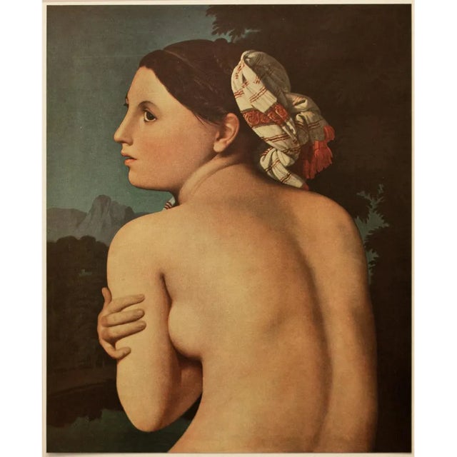 1951 After Jean-Auguste-Dominique Ingres "The Bather", First Edition Parisian Photogravure For Sale