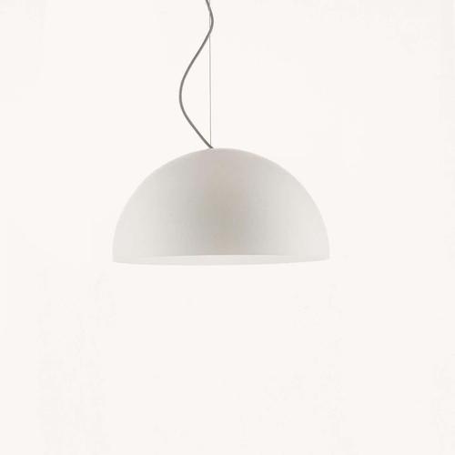 Sonora Suspension Lamp in White Opaline Glass by Vico Magistretti for Oluce For Sale - Image 6 of 8