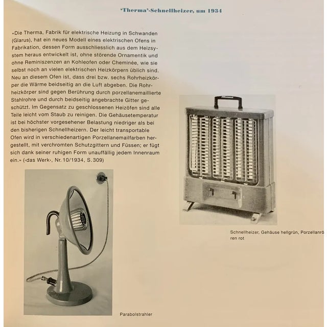 Art Deco Heating by Wilhelm Kienzle for Therma, 1930s For Sale - Image 6 of 7