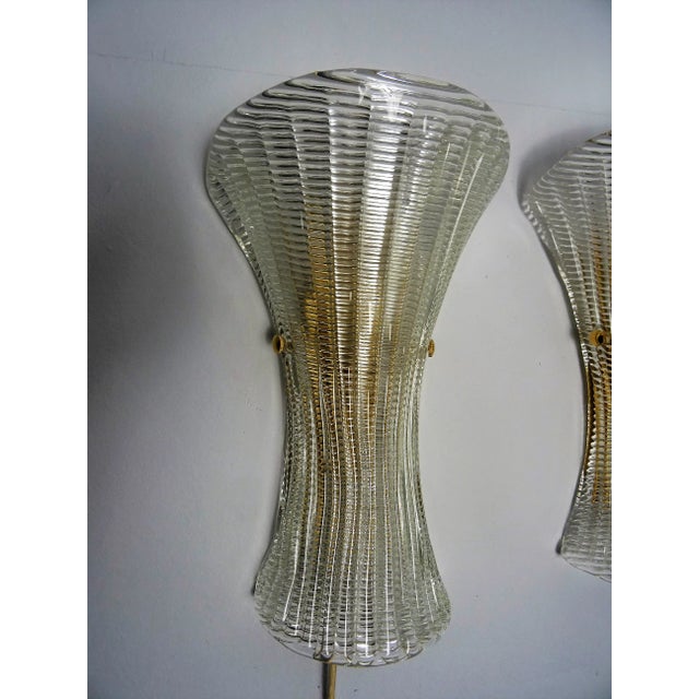 Gold Murano Wall Lamps from, Set of 2 For Sale - Image 8 of 11