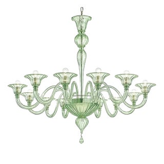 Rigadin Murano Glass Chandelier by Simoeng For Sale