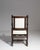 19th Century 19th Century France Jacobean Cream Wood Armchair For Sale - Image 5 of 10