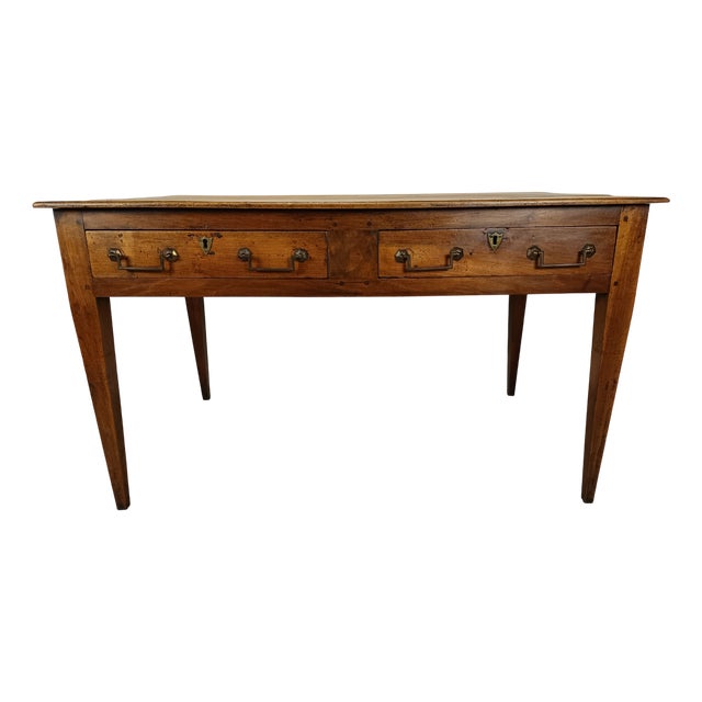 Antique Desk in Walnut For Sale