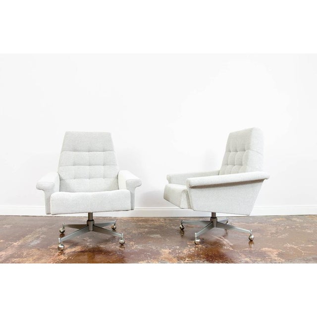 Wood Set of Swivel Armchairs from UP Závody, Former Czechoslovakia, 1970s For Sale - Image 7 of 18