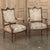 French Pair of 19th Century French Louis XVI Carved Walnut Armchairs ~ Fauteuils For Sale - Image 3 of 18